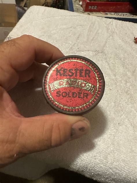 vintage kester solder kit in metal box|10 results for vintage solder kester .